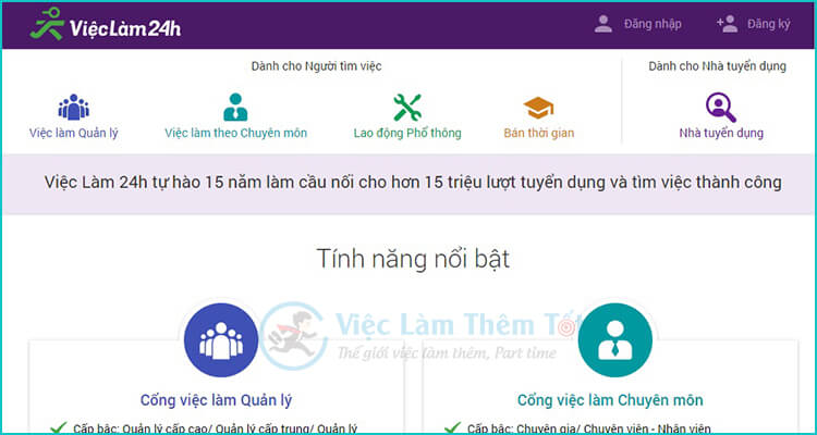Vieclam24h.vn - Chuyên trang về việc làm