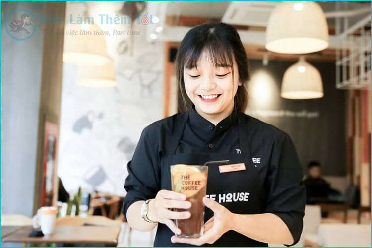 việc làm thêm Nhân viên phục vụ tại các cửa hàng cafe