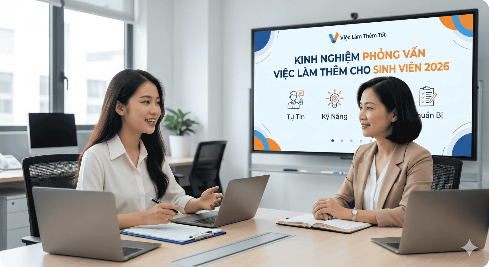 Mẹo phỏng vấn xin việc làm part-time thành công cho sinh viên năm 2026